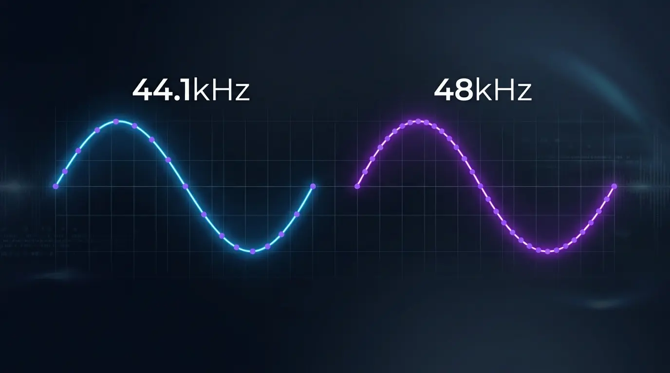 44.1kHz vs 48kHz: Which Sample Rate Should You Actually Use?