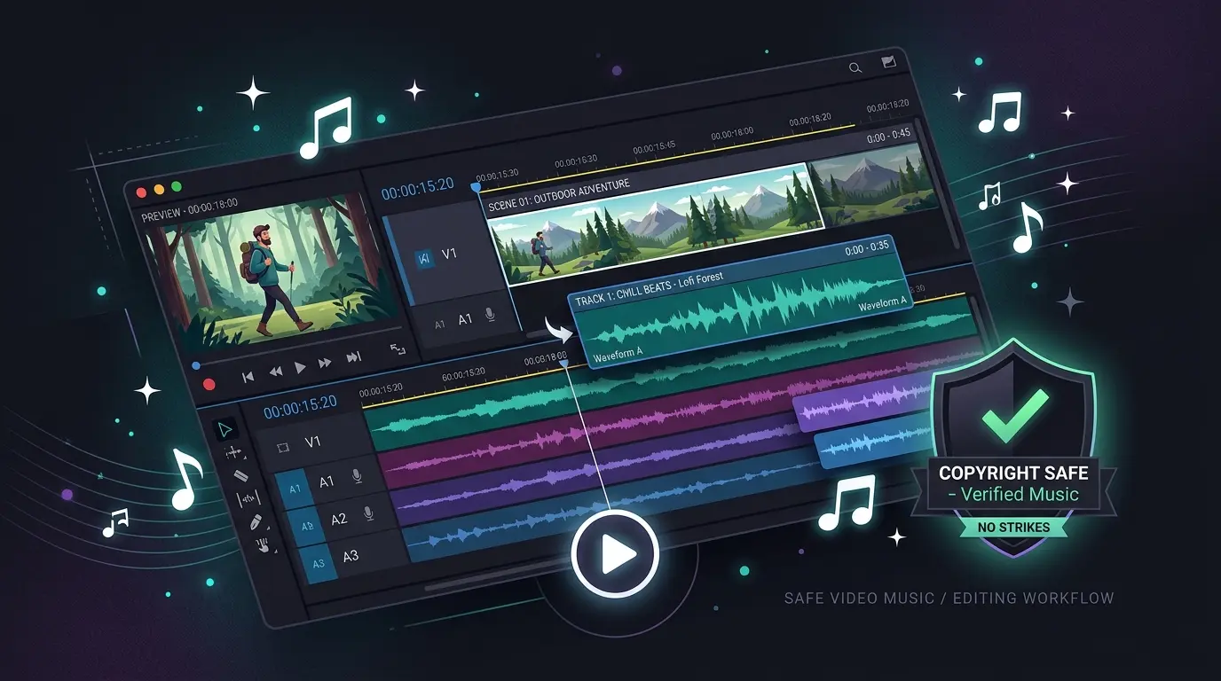 How to Add Background Music to Videos (Without Getting a Copyright Strike)